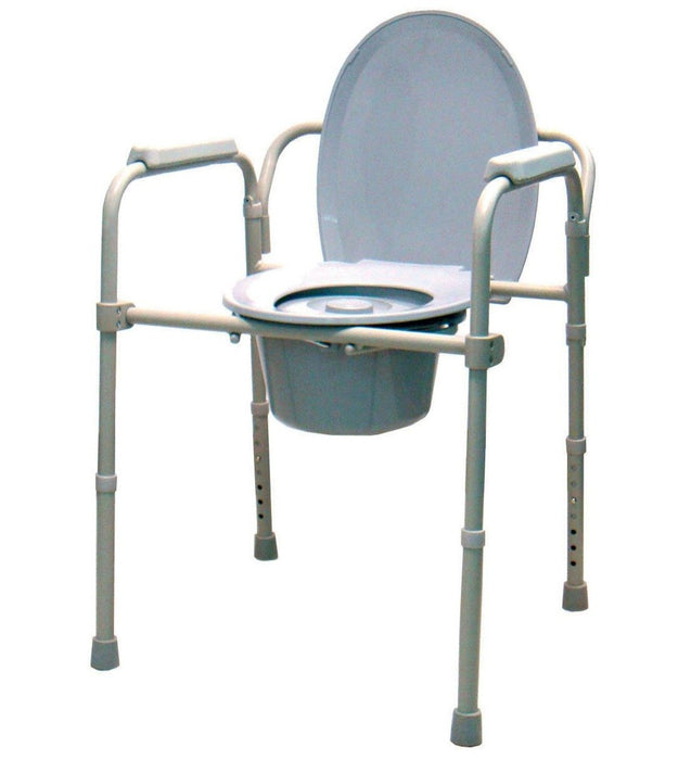 Cadeira Sanitária com Tampa e Braços Acolchoados